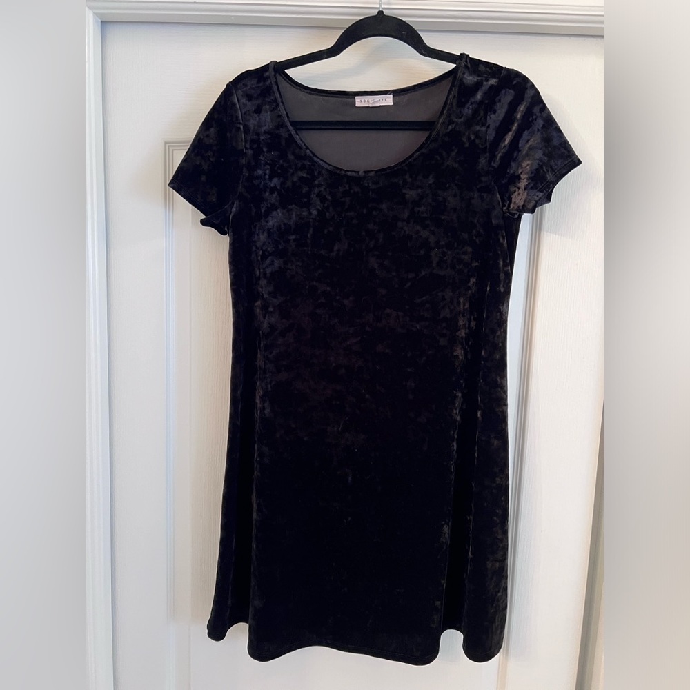Black Velvet Dress
